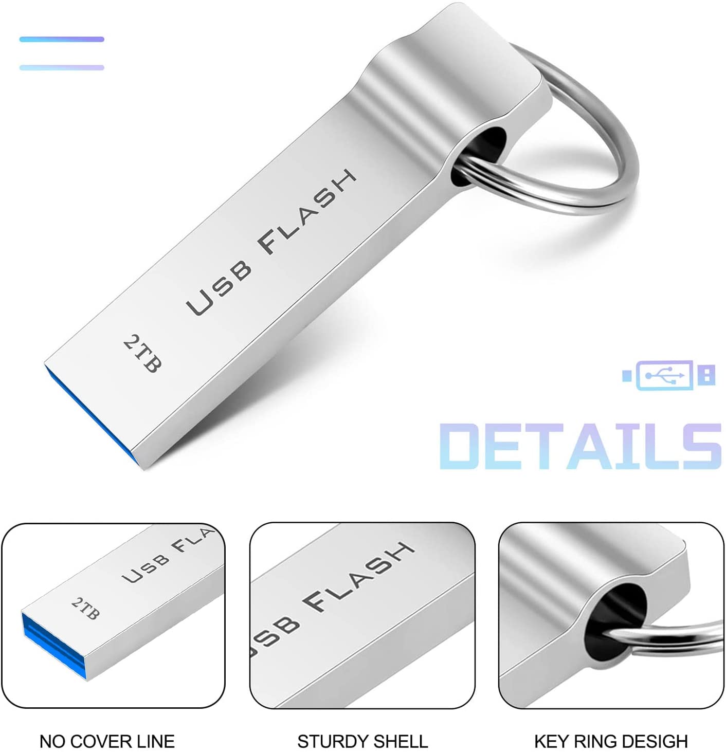 Usb Flash Drive 2tb Metal Memory Stick | flash drive wholesale